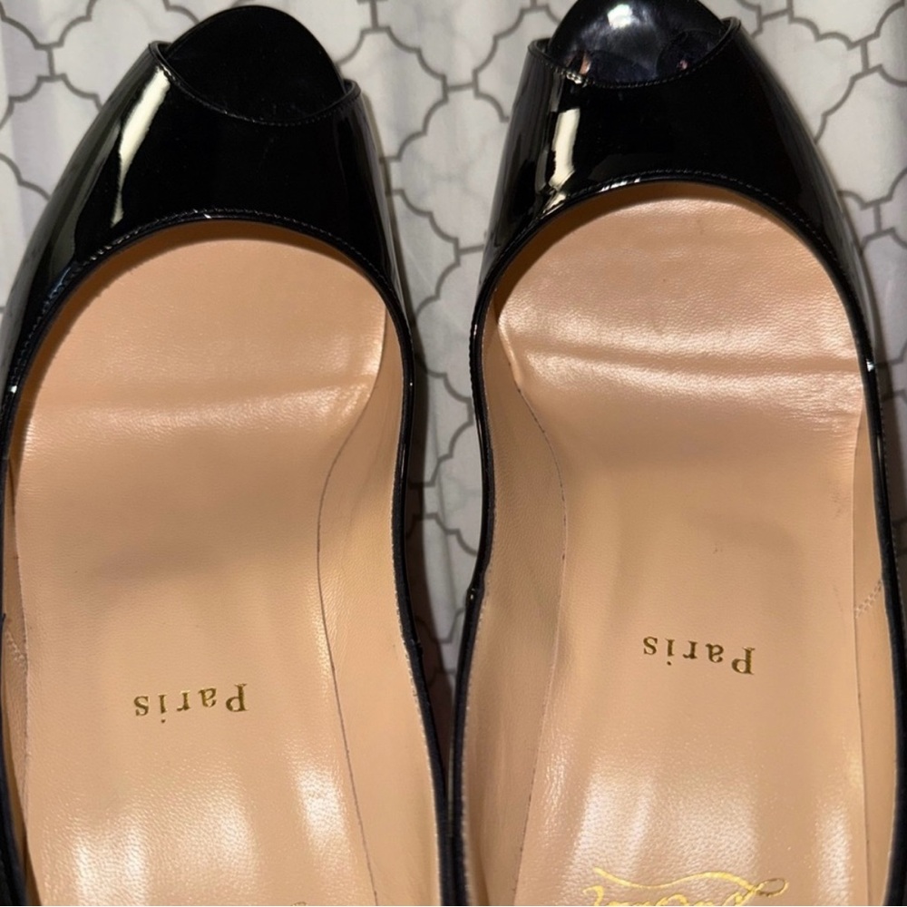 Christian Louboutin Black and Red Heels - Picture 6 of 6